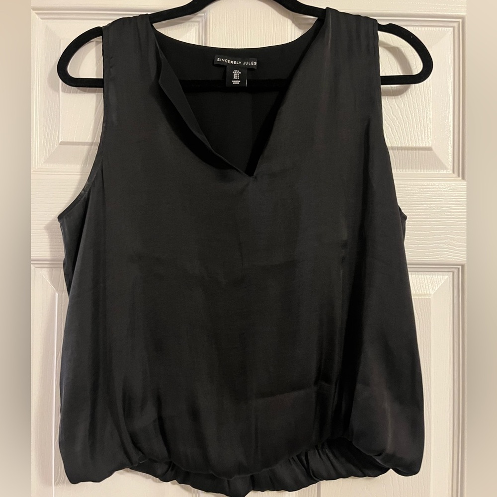 Sincerely Jules Elegant Black Blouse